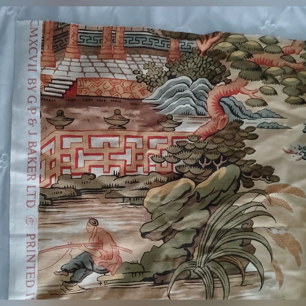 1997 GP&J Baker LTD Kangshi Print Remnant 24